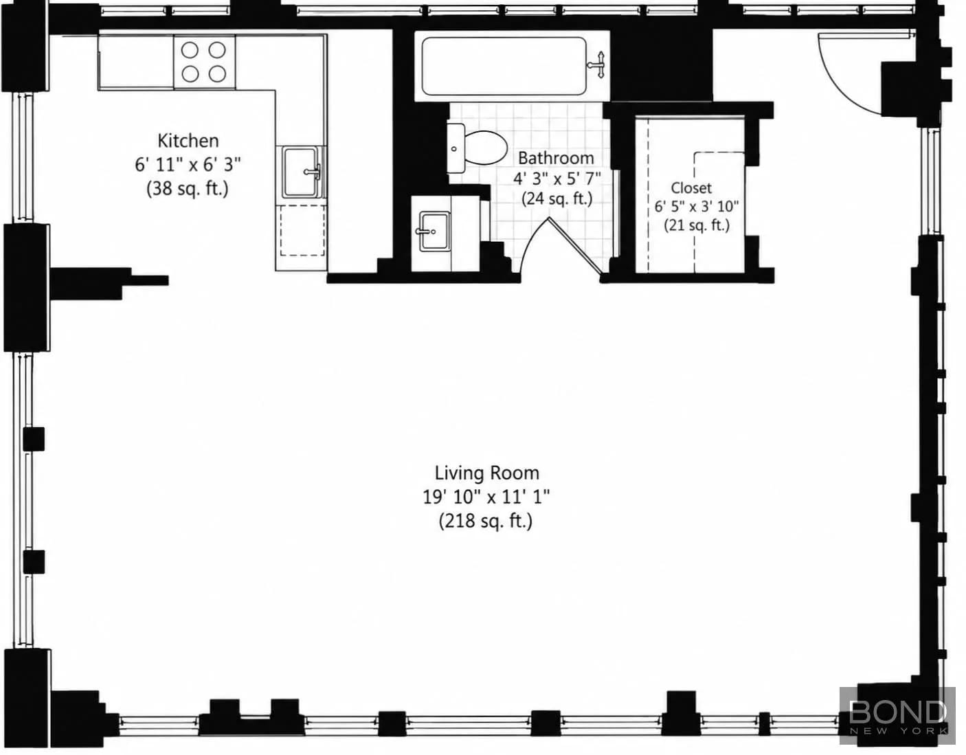 Studio in Greenwich Village/West Village, Manhattan, photo 2